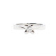 ANILLO DE ORO BLANCO Y DIAMANTE