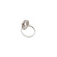 ANILLO DE ORO BLANCO Y DIAMANTES