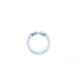 Anillo de oro blanco y diamantes