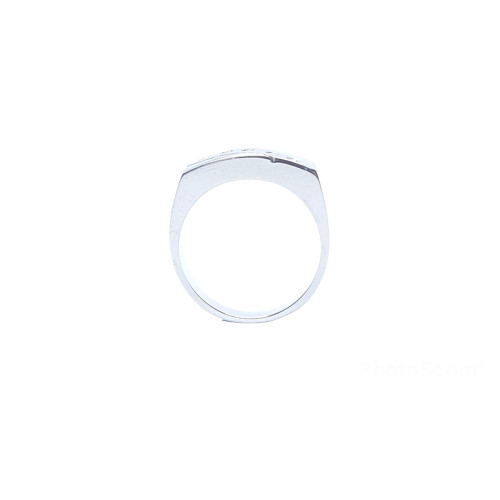 ANILLO DE ORO BLANCO Y DIAMANTES