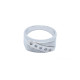 ANILLO DE ORO BLANCO Y DIAMANTES