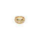 ANILLO DE ORO ROSA y oro blanco con DIAMANTEs