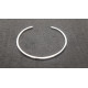 Brazalete rígido de plata