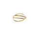 Anillo de oro amarillo con diamantes