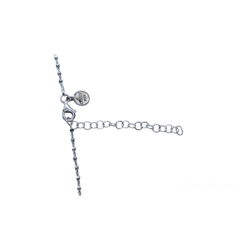 Collar de plata con circonitas