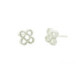 Pendientes de plata con forma de flor de Barcelona
