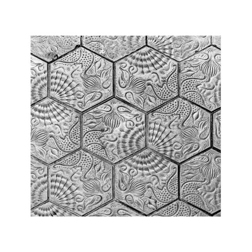 Pulsera de plata con macramé negro BARCELONA PANOT