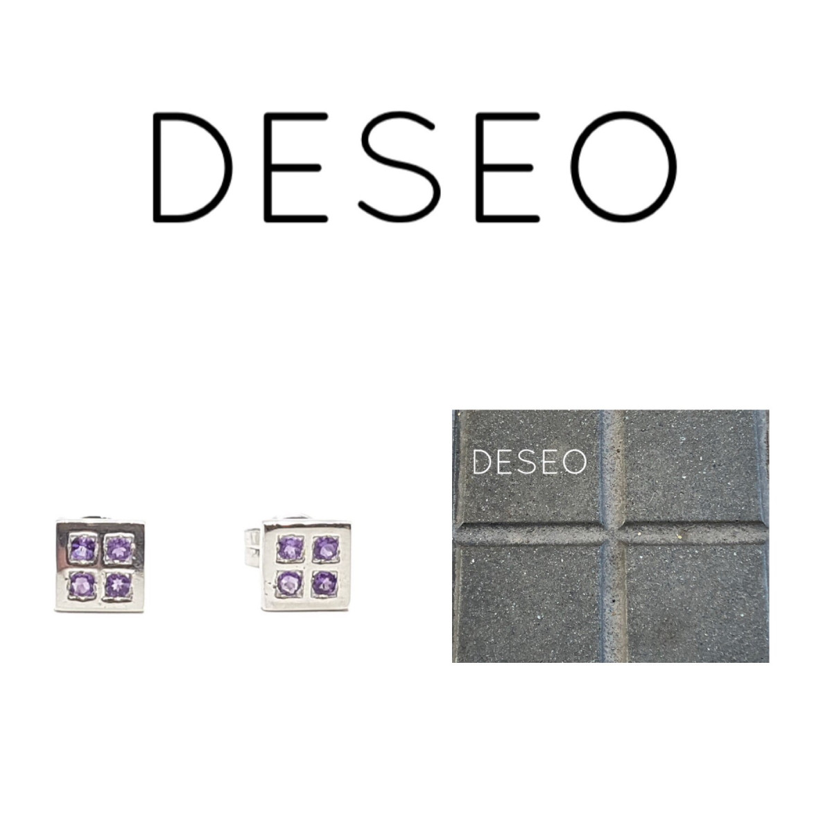 pendientes de plata con amatistas