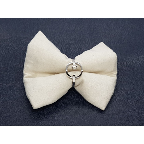 ANILLO DE ORO BLANCO Y DIAMANTE