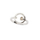 ANILLO DE ORO BLANCO Y DIAMANTE