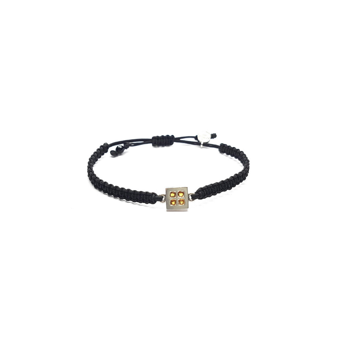 Pulsera de plata con citrinos
