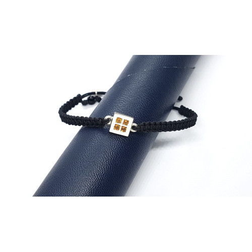 Pulsera de plata con citrinos