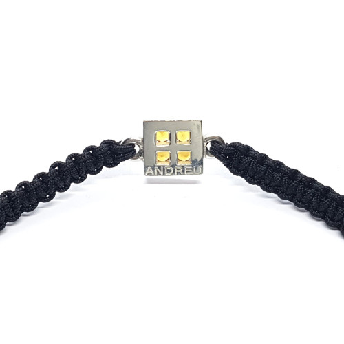 Pulsera de plata con citrinos