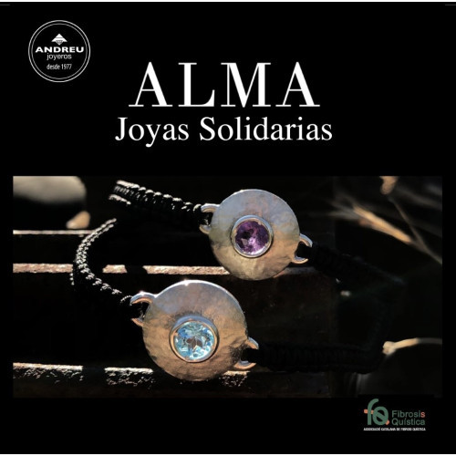 Pulsera de plata con amatista