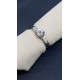 ANILLO DE ORO BLANCO Y DIAMANTE