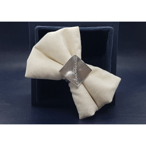 ANILLO DE ORO BLANCO Y DIAMANTE