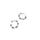 Pendientes de plata en forma de aros