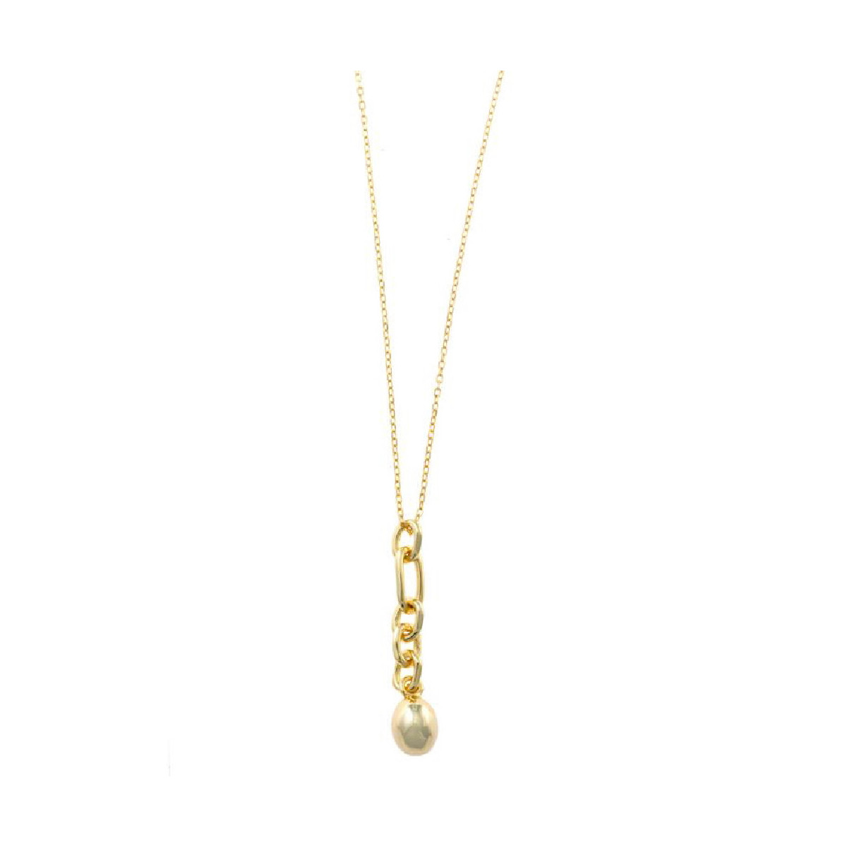 Collar de plata chapada