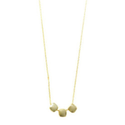 Collar de plata chapada