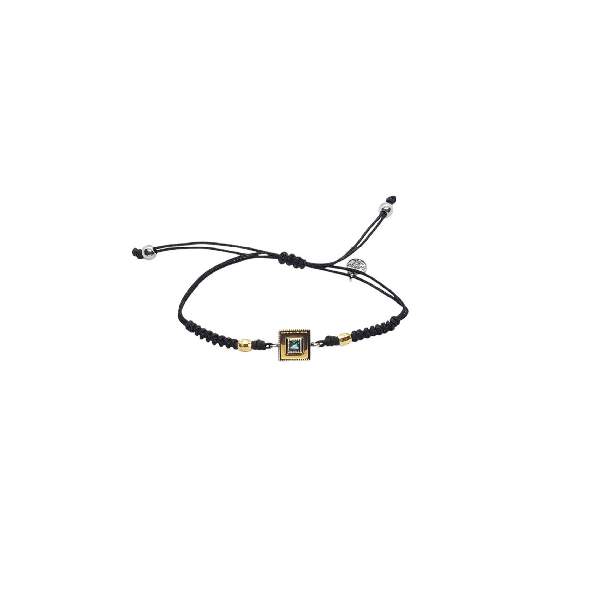 Pulsera de plata con circonitas