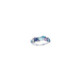 Anillo de plata con circonitas