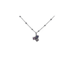 Collar de plata con circonitas