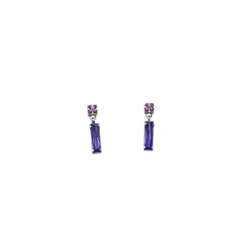 Pendientes de plata con circonitas