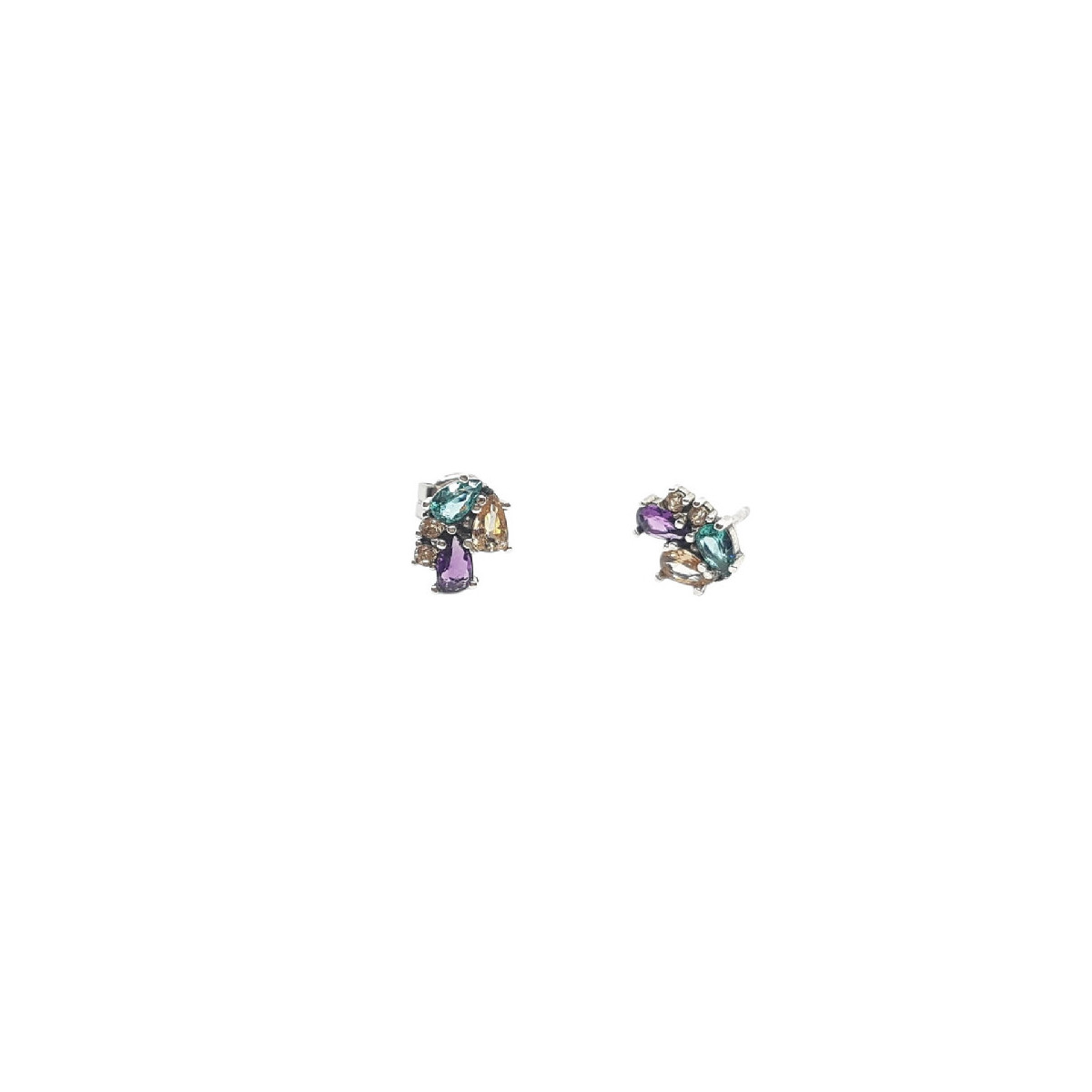 Pendientes de plata con circonitas
