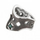 Anillo de plata con turmalina