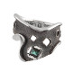 Anillo de plata con turmalina