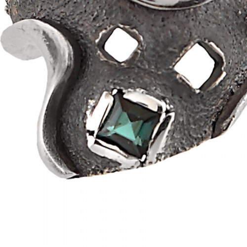 Anillo de plata con turmalina