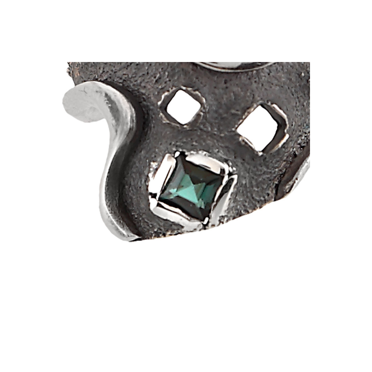 Anillo de plata con turmalina