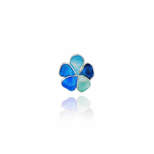 Colgante de plata con esmalte