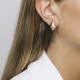 Pendientes de oro amarillo con diamantes