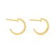 Pendientes de oro con diamantes