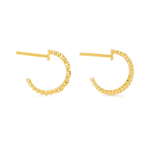Pendientes de oro con diamantes