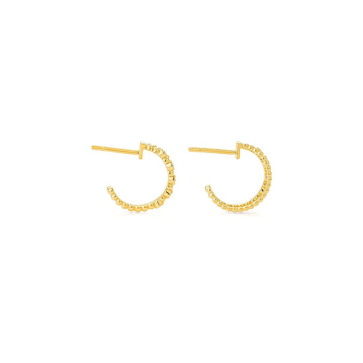 Pendientes de oro con diamantes