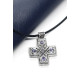 CRUZ DE plata con circonitas CRUZ DE plata con circonitas