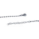 Collar de plata con circonitas