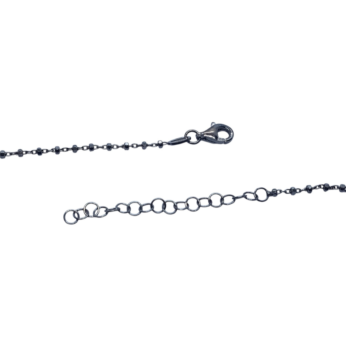 Collar de plata con circonitas