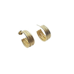 Pendientes de plata chapada