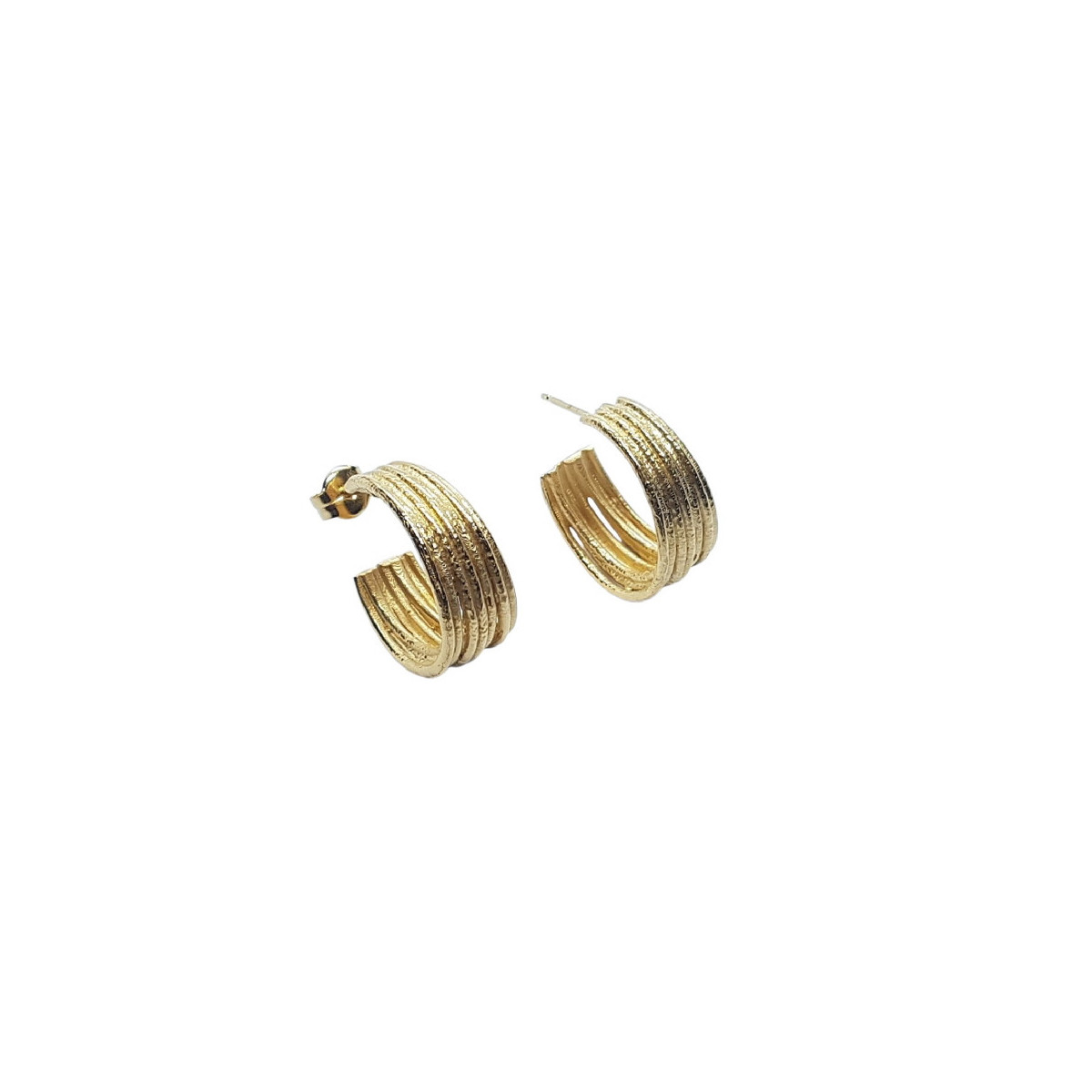 Pendientes de plata chapada