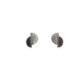 Pendientes de plata con circonitas marrones