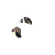 Pendientes de plata con circonitas marrones