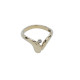 ANILLO DE ORO AMARILLO Y DIAMANTE