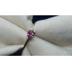 ANILLO DE ORO AMARILLO y Turmalina rosa