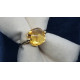 ANILLO DE ORO AMARILLO y citrino