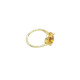 ANILLO DE ORO AMARILLO y citrino