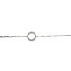 Pulsera de oro blanco con diamantes