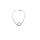 Pulsera de oro blanco con diamantes